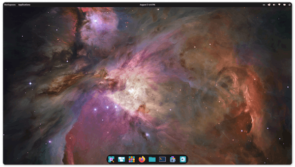 Cosmic Desktop Beta Screenshot